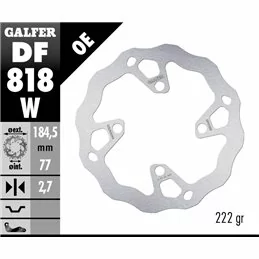 Galfer DF818W Brake Disco Wave Fixed