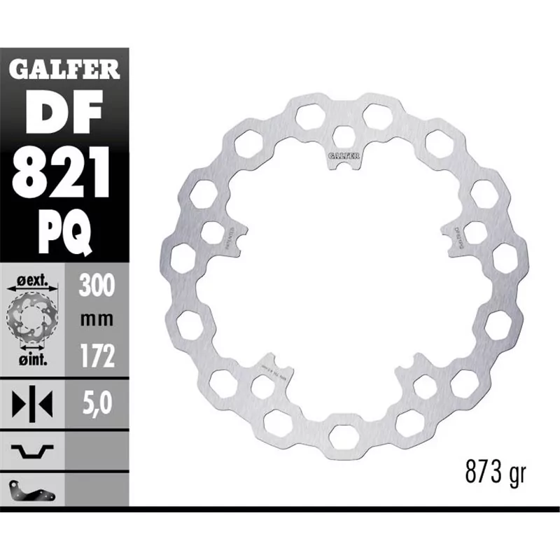 Galfer DF821PQ Disco De Freno Wave Track Galfer DF821PQ Disco De Freno Wave Track
