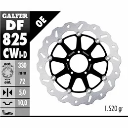 Galfer DF825CWI Brake Disc Wave Floating