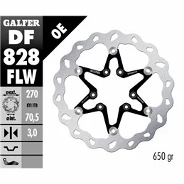 Galfer DF828FLW Brake Disc Wave Floating