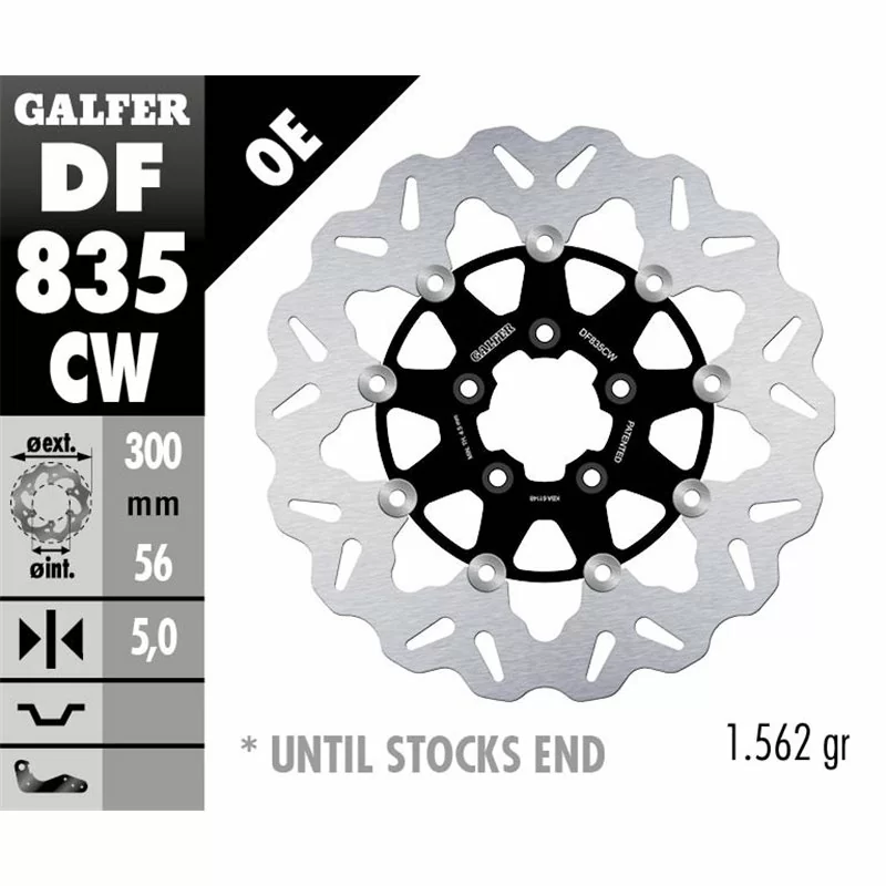 Galfer DF835CW Disco de Freno Wave Flotante