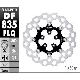 Galfer DF835FLQ Bremsscheibe Wave Schwimmend