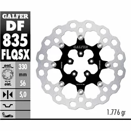 Galfer DF835FLQSX Brake Disc Wave Floating