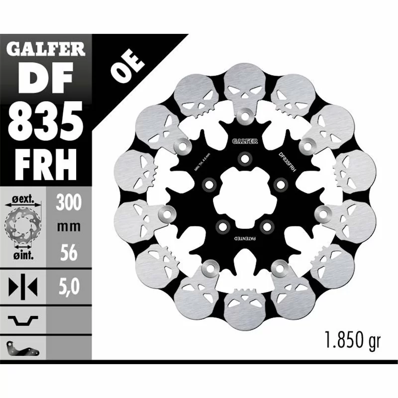 Galfer DF835FRH Disco Freno Wave Flottante