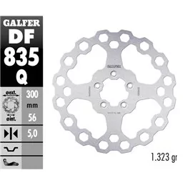 Galfer DF835Q Brake Disco Wave Fixed