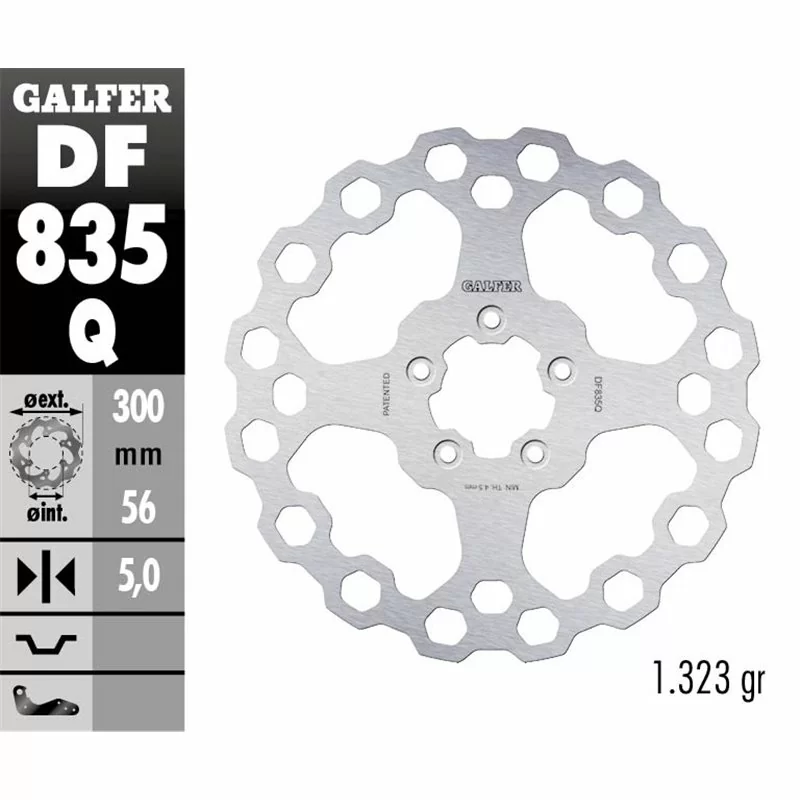 Galfer DF835Q Disco De Frebo Wave Fijo