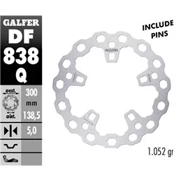 Galfer DF838Q Brake Disco Wave Fixed