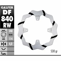 Galfer DF840RW Brake Disco Wave Fixed