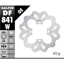 Galfer DF841W Brake Disco Wave Fixed