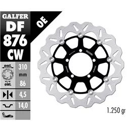 Galfer DF876CW Brake Disc Wave Floating