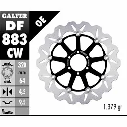 Galfer DF883CW Disco Freno Wave Flottante