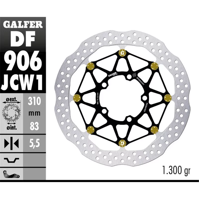 Galfer DF906JCW1G03 Disco De Freno Wave Floatech Galfer DF906JCW1G03 Disco De Freno Wave Floatech