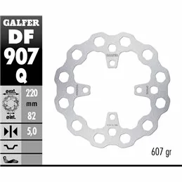 Galfer DF907Q Brake Disco Wave Fixed