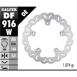 Galfer DF916W Brake Disco Wave Fixed