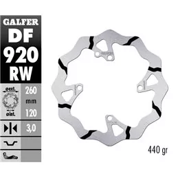 Galfer DF920RW Disco Freno Wave Fisso