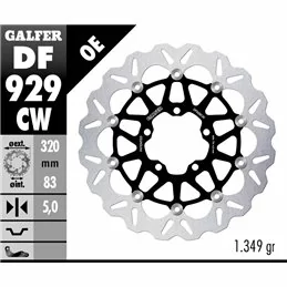 Galfer DF929CW Brake Disc Wave Floating