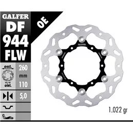 Galfer DF944FLW Bremsscheibe Wave Schwimmend