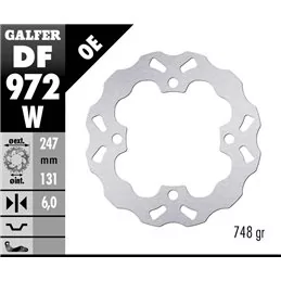 Galfer DF972W Disco De Freno Wave