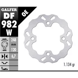 Galfer DF982W Brake Disco Wave Fixed