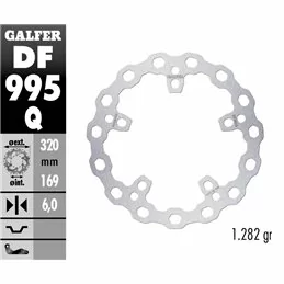 Galfer DF995Q Brake Disco Wave Fixed