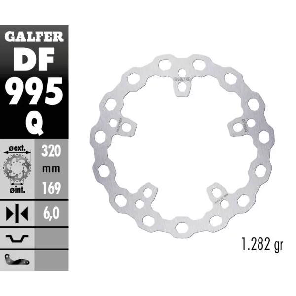 Galfer DF995Q Disco De Frebo Wave Fijo
