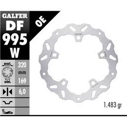 Galfer DF995W Brake Disco Wave Fixed