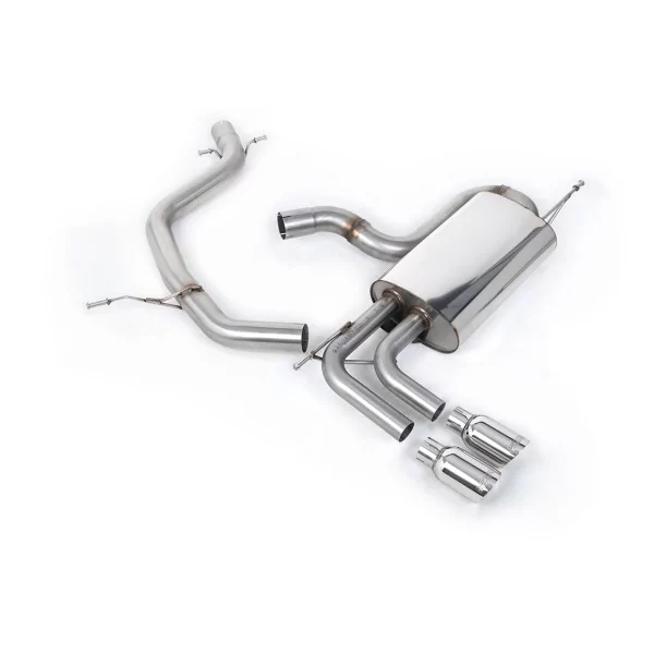 Milltek SSXVW157 cat-back exhaust for Volkswagen Golf Mk5 GTi Edition 30 2.0T FSi 230PS, polished GT-80 tips