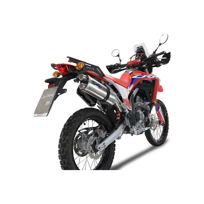 Scarico Completo GPR Racing Per Honda SH 300 I.e. 2006-2015 – Terminale Con Collettore, Omologato Pista, Evo4 Road