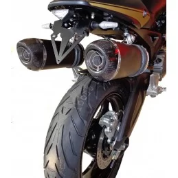 Exan Ducati Monster 696 796 1100 Ovale Carbon Cap