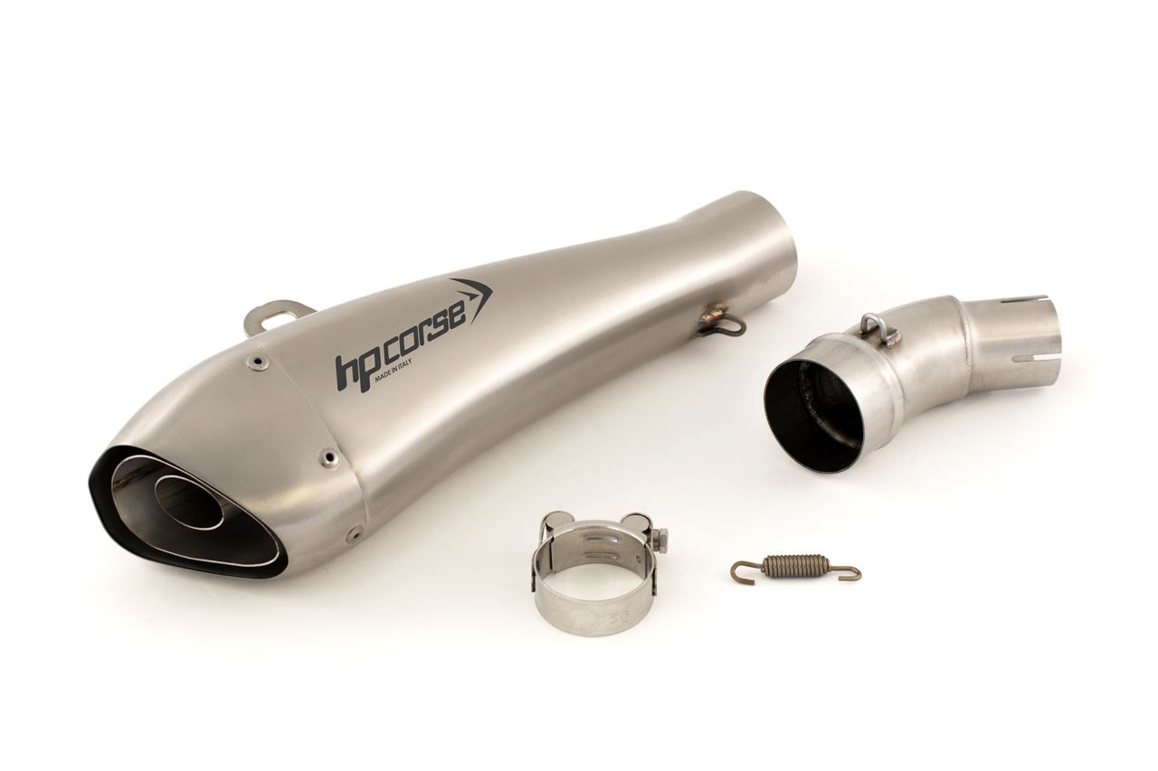Pot D'Échappement Intermédiaire Broco Pour Suzuki GSR 750 2011-2015 - Acier Inoxydable - Réduction Température