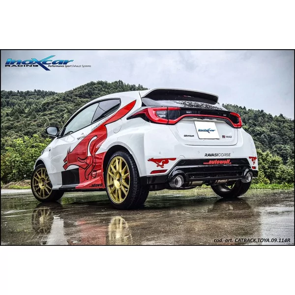 InoxCar Toyota Yaris GR 1.6 (280CV) 2024– CATBACK.TOYA.09.114R