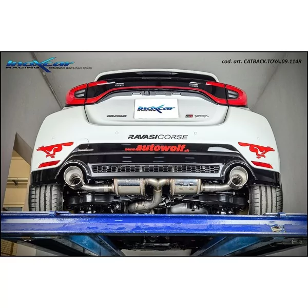 InoxCar Toyota Yaris GR 1.6 (280CV) 2024– CATBACK.TOYA.09.114R