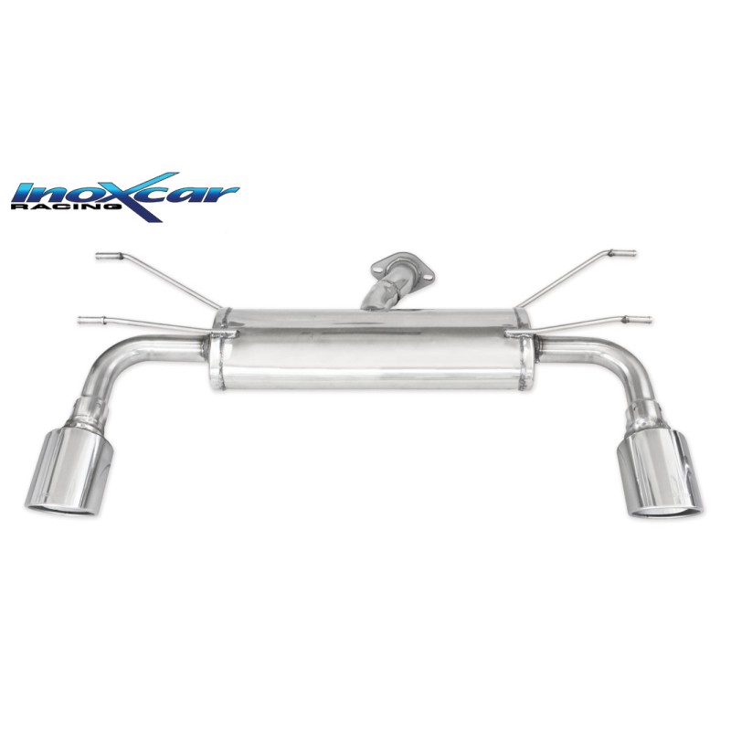 Scarico Inoxcar FIAT 124 F124.01.XR10