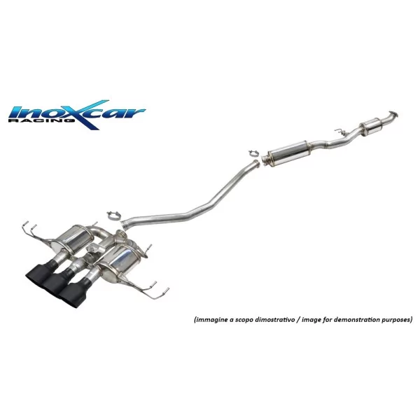 Exhaust Inoxcar HONDA CIVIC CATBACK.HOCI.15.114CBLACK