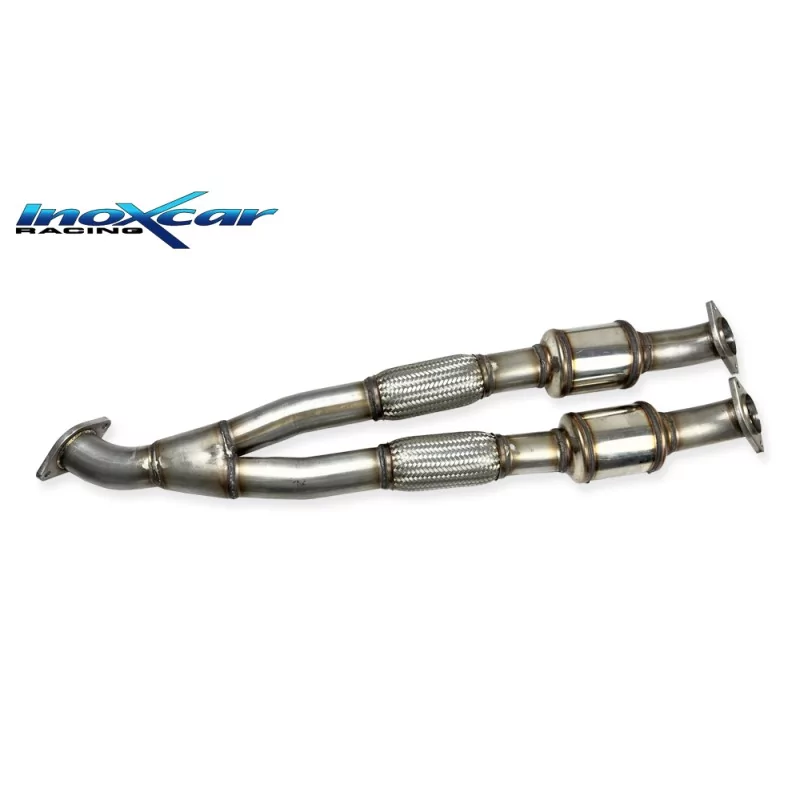 Sportauspuff Inoxcar NISSAN GT-R Y-PIPE.GTR.SIL