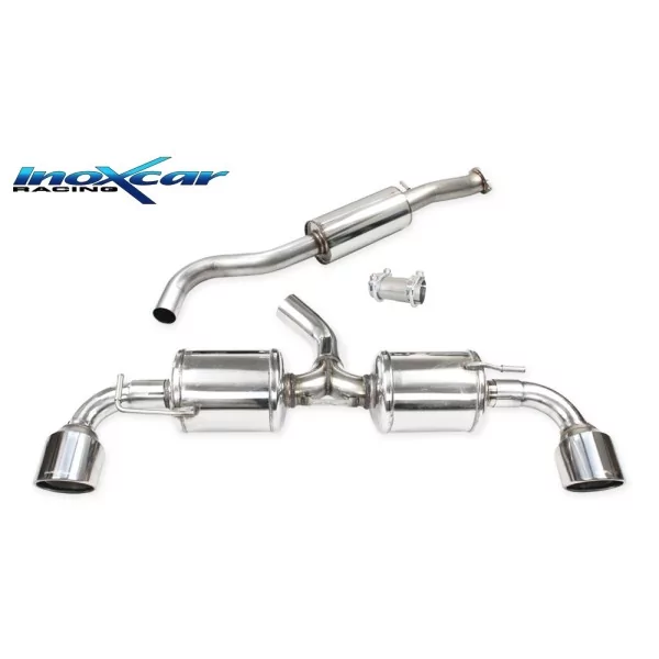 Sportauspuff Inoxcar TOYOTA YARIS CATBACK.TOYA.06.XR11