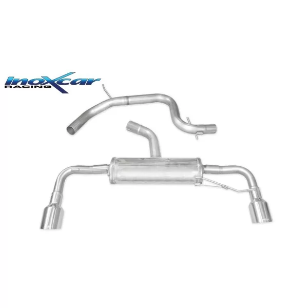 Echappement Inoxcar VOLKSWAGEN GOLF 6 CATBACK.VW4