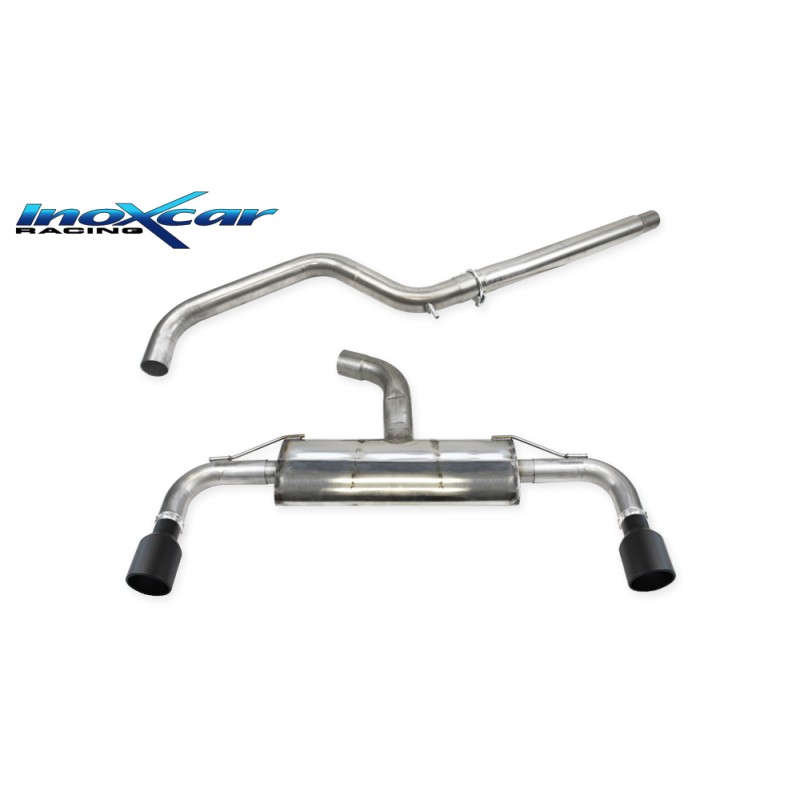 Exhaust Inoxcar VOLKSWAGEN GOLF 8 CATBACK.209.10CBLACK Exhaust Inoxcar VOLKSWAGEN GOLF 8 CATBACK.209.10CBLACK