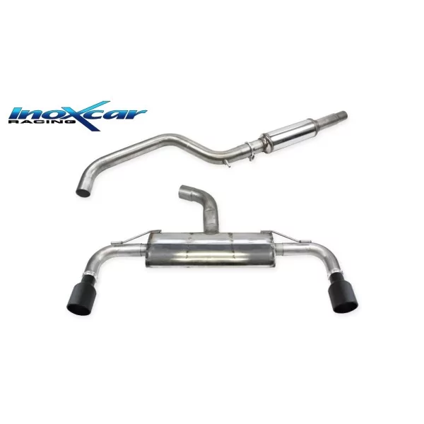 Echappement Inoxcar VOLKSWAGEN GOLF 8 CATBACK.212.10CBLACK