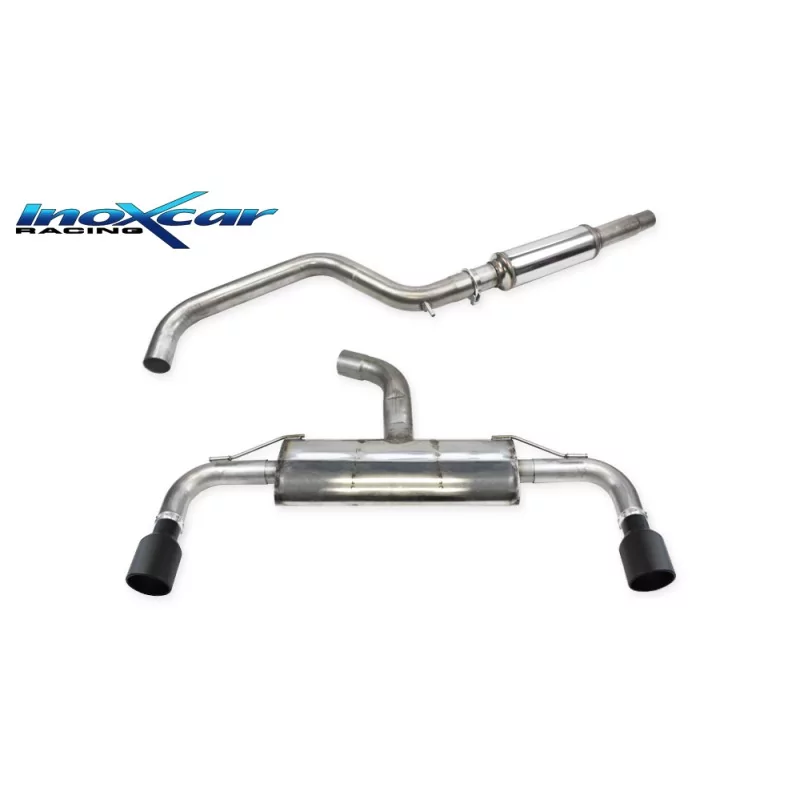 Exhaust Inoxcar VOLKSWAGEN GOLF 8 CATBACK.212.10CBLACK Exhaust Inoxcar VOLKSWAGEN GOLF 8 CATBACK.212.10CBLACK