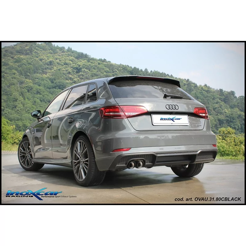 Sportauspuff Inoxcar AUDI A3 (Type 8V) SPORTBACK TCSA3.04 Sportauspuff Inoxcar AUDI A3 (Type 8V) SPORTBACK TCSA3.04