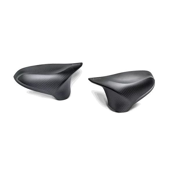 Akrapovic Carbon Fibre Mirror Cap Set - Matte - BMW M2 Competition (F87N) - OPF/GPF