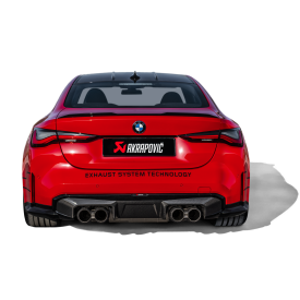 Akrapovic Rear Carbon Fibre Diffuser - High Gloss Black - BMW M3 (G80, G81)