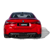 Akrapovic Rear Carbon Fibre Diffuser - High Gloss Black - BMW M3 (G80, G81)