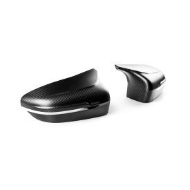 Akrapovic Set Cover Specchietti in Fibra di Carbonio - Opaco - BMW M5 / M5 Competition (F90) - OPF/GPF