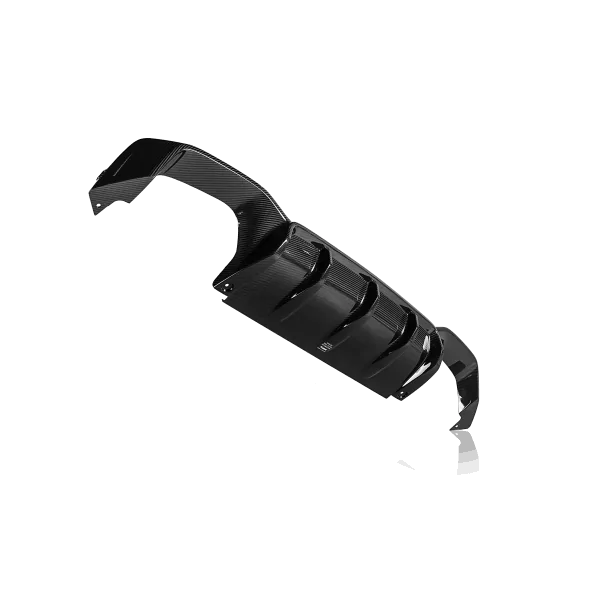 Akrapovic Rear Carbon Fibre Diffuser - High Gloss - BMW X4 M / X4 M Competition (F98) - OPF/GPF