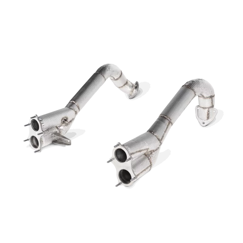 Akrapovic Link pipe set (Titanium) - PORSCHE 718 Cayman GT4 / Spyder Akrapovic Link pipe set (Titanium) - PORSCHE 718 Cayman GT4 / Spyder