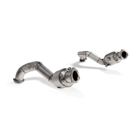 Akrapovic Link Pipe Set (Titanium) - PORSCHE 718 Cayman GT4 RS / Spyder RS