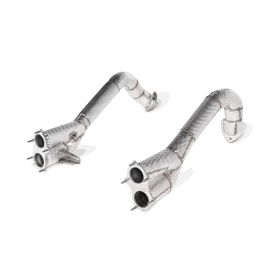 Akrapovic Link pipe set (Titanium) - PORSCHE 718 Cayman GTS 4.0 / Boxster GTS 4.0 - OPF/GPF