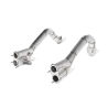 Akrapovic Link pipe set (Titanium) - PORSCHE 718 Cayman GTS 4.0 / Boxster GTS 4.0 - OPF/GPF